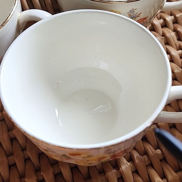 Vintage Lot Of 6 Homer Laughlin 'Susan' Pattern Yellow Floral - Picture 9 of 17